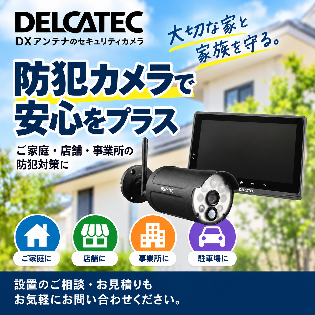 DELCATEC 防犯カメラ特集